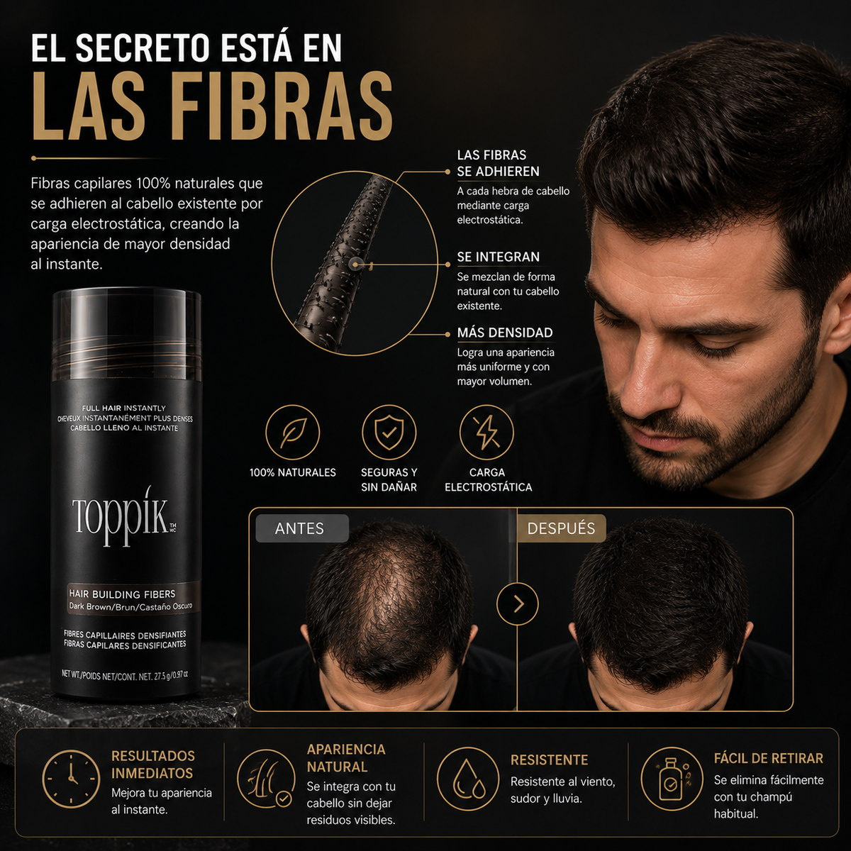 ⚡ FullHair™ – Fibras de Densidad Instantánea